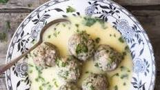 Greek Meatballs in Lemon Sauce