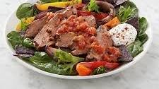Grilled Bison Steak Fajita Salad Recipe