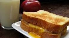 Grilled Cheddar and Apple Butter Sandwich