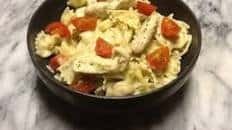 Grilled Chicken and Pesto Farfalle