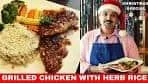 Grilled Chicken with Herb Rice | Non Veg Recipe | Satyajits ...