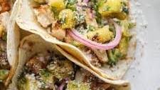 Grilled Chili Lime Chicken Tacos with Pineapple Avocado Salsa