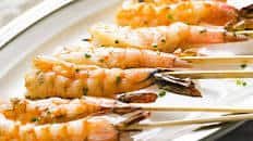 Grilled Garlic Shrimp Skewers