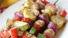 Grilled Italian Herb Chicken Skewers