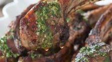 Grilled Lamb Chops With Chimichurri Sauce