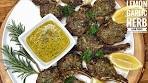 GRILLED LEMON GARLIC HERB LAMB CHOPS