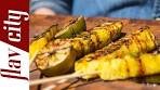 Grilled Pineapple Skewers - Fruit Skewers Recipe