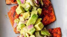 Grilled Salmon with Avocado Salsa Recipe