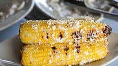 Grilled Tajín Cotija Corn