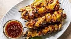 Grilled Teriyaki Pineapple Chicken Kabobs