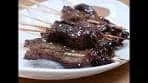 Grilled Teriyaki Steak Skewers
