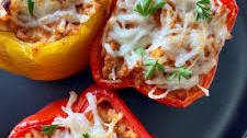 Ground Chicken Stuffed Peppers