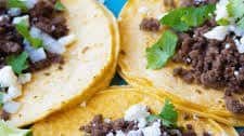 Ground Elk Tacos