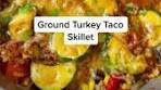 Ground Turkey Taco Skillet 😍 This is an easy, ready in under ...