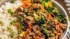 Ground Turkey Teriyaki Stir Fry