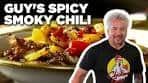 Guy Fieri's Spicy Smoky Chili | Guy's Big Bite | Food Network