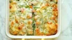 Ham and Asparagus Strata