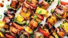 Hawaiian Teriyaki Chicken Skewers