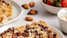 Healthy Almond Joy Baked Oatmeal