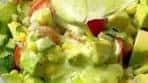Healthy Avocado Salad with Cilantro Lime Dressing