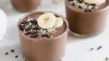 Healthy Chocolate Sunbutter Banana Smoothie