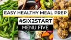 HEALTHY MEAL PREP | 6 ingredients for flexible recipes ...