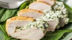 Healthy Spinach Stuffed Chicken Breast