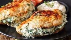Healthy Spinach Stuffed Chicken Breast