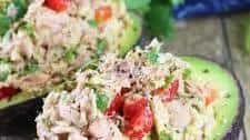 Healthy Tuna Stuffed Avocado