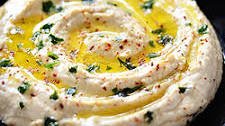 Hemp Seed Hummus - vegan, low carb, with healthy fats; great as a dip, a sandwich spread or a filling for pita bread or tortillas.