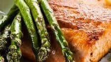 Herb Butter Salmon and Asparagus