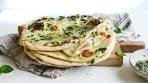 Herb garlic butter naan