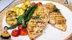 Herb Grilled Chicken Breast With Veggies | Low Carb Grilled ...