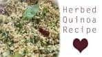 HERBED QUINOA RECIPE! (My favourite way to eat quinoa)