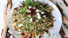 Herby Quinoa Salad with Pomegranate and ‘Feta’