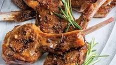 Holiday Honey-Balsamic Lamb Chops