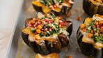 Holiday Stuffed Acorn Squash: https://www.worldofvegan.com ...