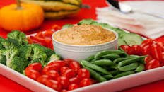 Holiday Veggie Platter with Hummus – Quick Recipe