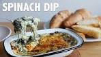 Homemade Cheesy Spinach Dip Recipe - Mozzarella, Cream ...