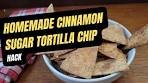 Homemade Cinnamon Sugar Tortilla Chips Hack