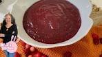 Homemade Cranberry Sauce With Orange, Pomegranate ...