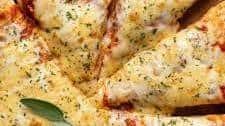 Homemade Garlic Herb Cheese Pizza