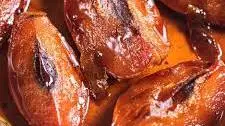 Honey baked quinces