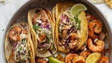 Honey Chipotle Shrimp Tacos