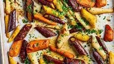 Honey-Garlic Butter Roasted Carrots