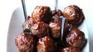 Honey Garlic Crockpot Meatballs