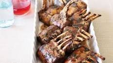Honey-mint glazed lamb