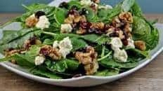 Honey Walnut Salad with Feta and Raisins