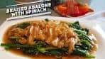 How to cook Braised Abalone with Spinach 鲍鱼菠菜