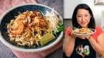 How to Make Authentic Pad Thai in 5 Mins! + Pad Thai Sauce ...